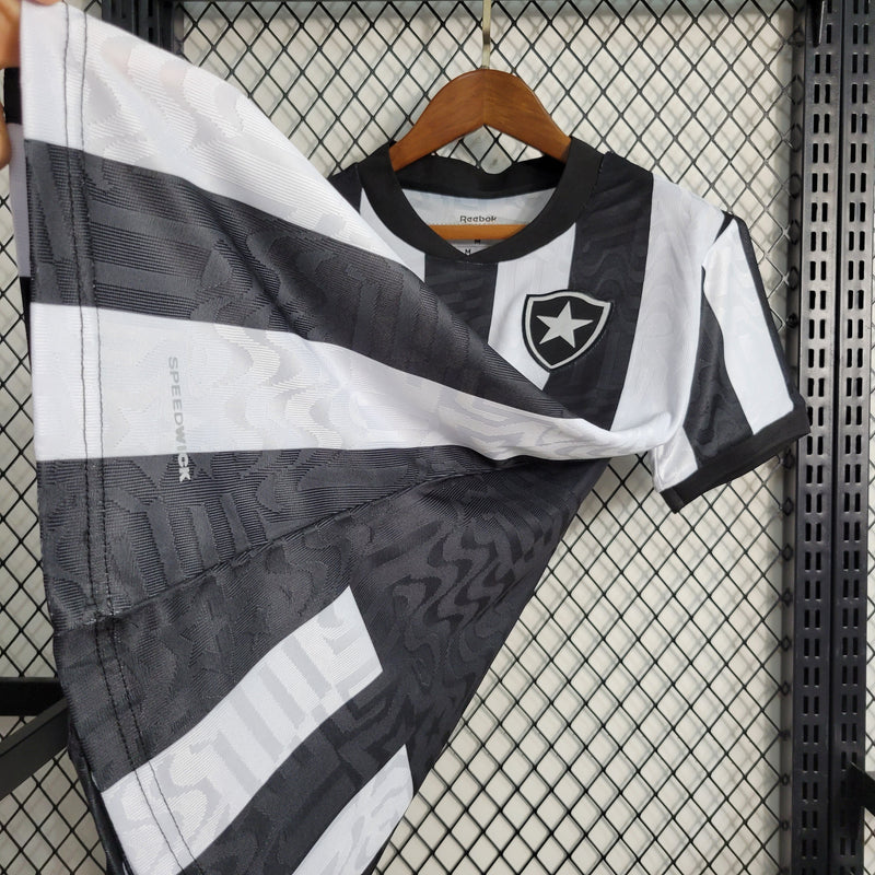 CAMISA FEMININA DO BOTAFOGO 23/24 BRANCO E PRETO