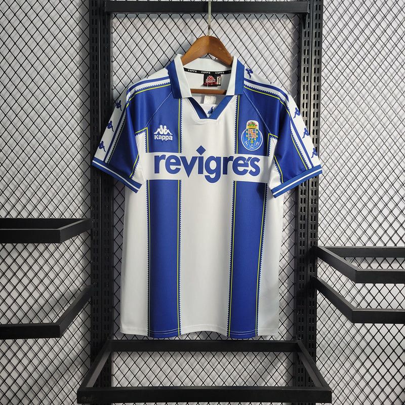 CAMISA RETRÔ DO PORTO 97/99 BRANCO E AZUL