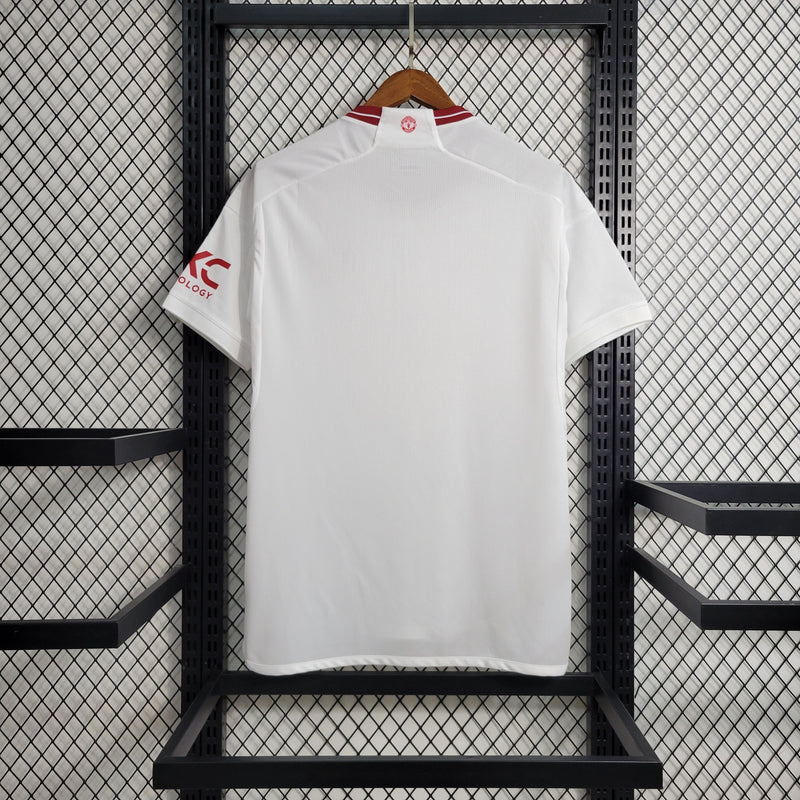 CAMISOLA DO MANCHESTER UNITED 23/24 BRANCO