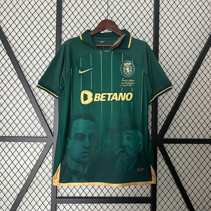 CAMISOLA DO SPORTING LISBOA 24/25 VERDE EDIÇÃO ESPECIAL