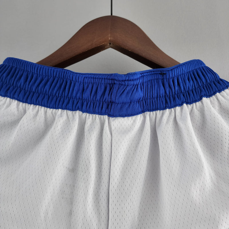 Shorts Golden State Warriors White Blue NBA