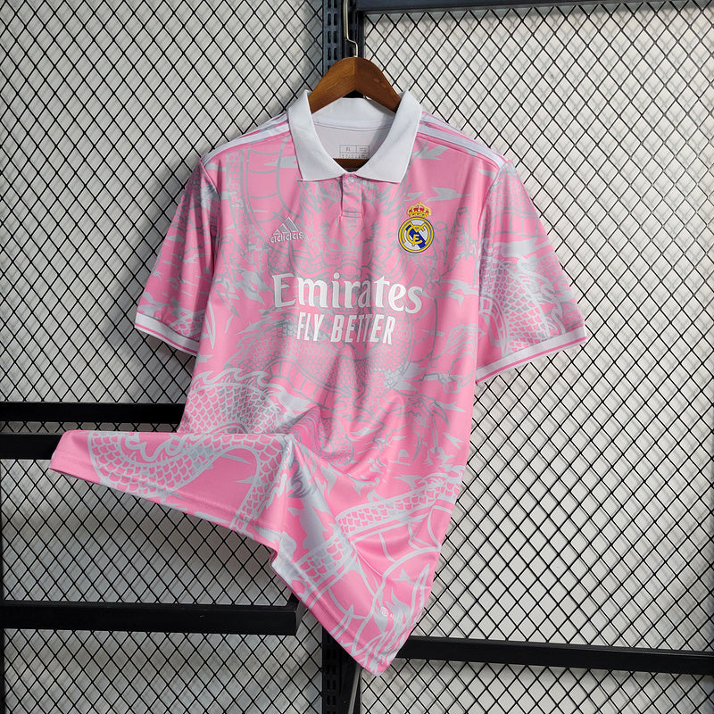 CAMISOLA DO REAL MADRID 23/24 DRAGÃO ROSA