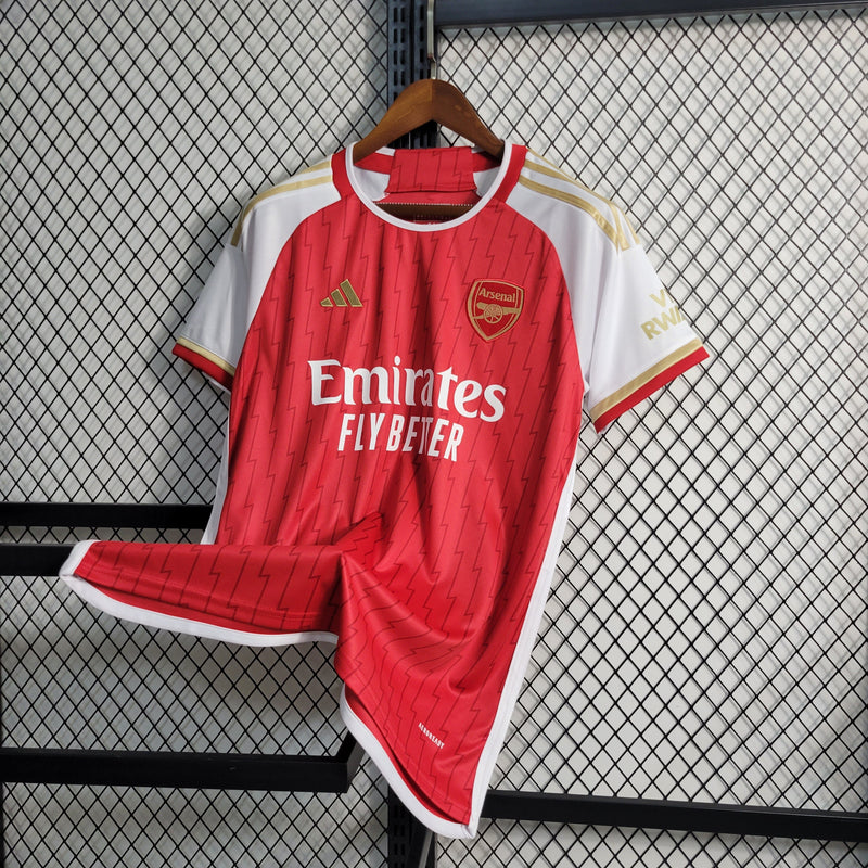 CAMISOLA DO ARSENAL 23/24 VERMELHO E BRANCO