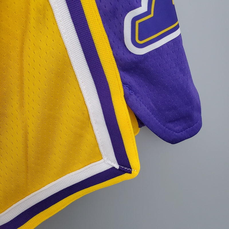 Shorts Los Angeles Lakers Yellow