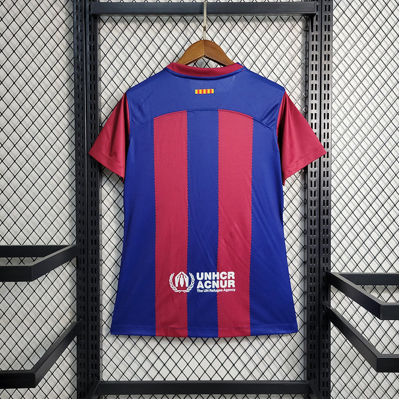 CAMISA FEMININA DO BARCELONA 23/24 TRADICIONAL