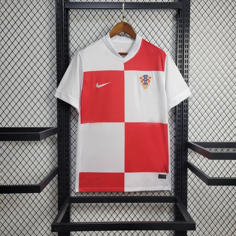 CAMISOLA DA SELEÇÃO DA CROACIA 24/25 BRANCO E VERMELHO