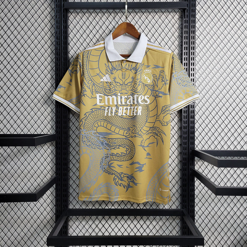 CAMISOLA DO REAL MADRID 23/24 DRAGÃO DOURADO