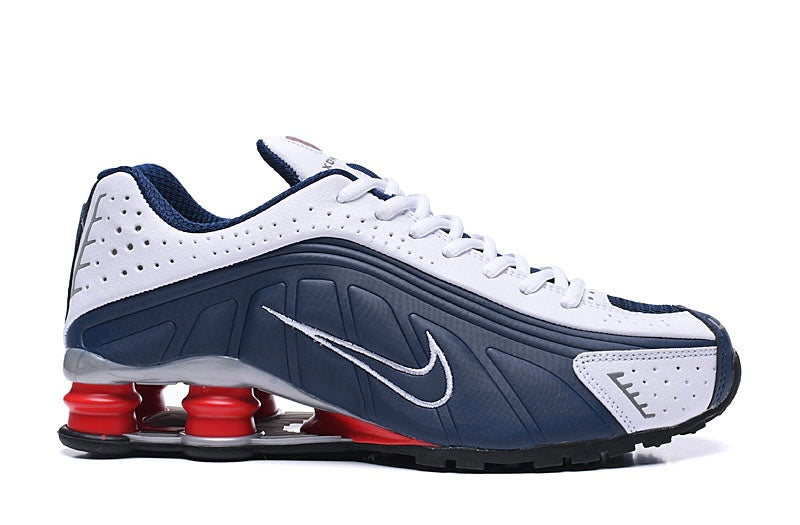 NIKE SHOX R4 AZUL E BRANCO