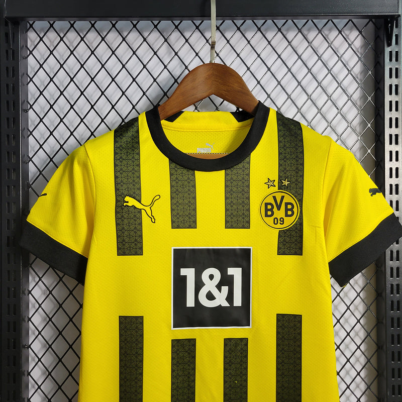 KIT INFANTIL DO BORUCIA DORTMUND 23/24 AMARELO