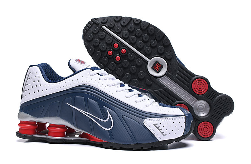 NIKE SHOX R4 AZUL E BRANCO