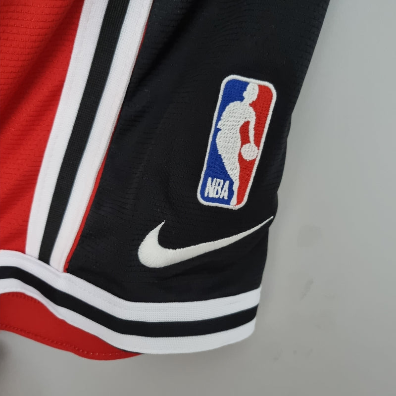 Shorts Chicago Bulls Black Red NBA