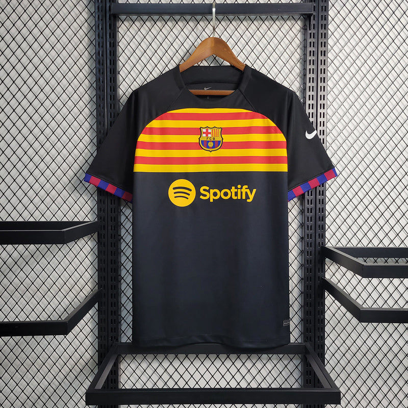 CAMISOLA DO BARCELONA 23/24 BLACK TREINO