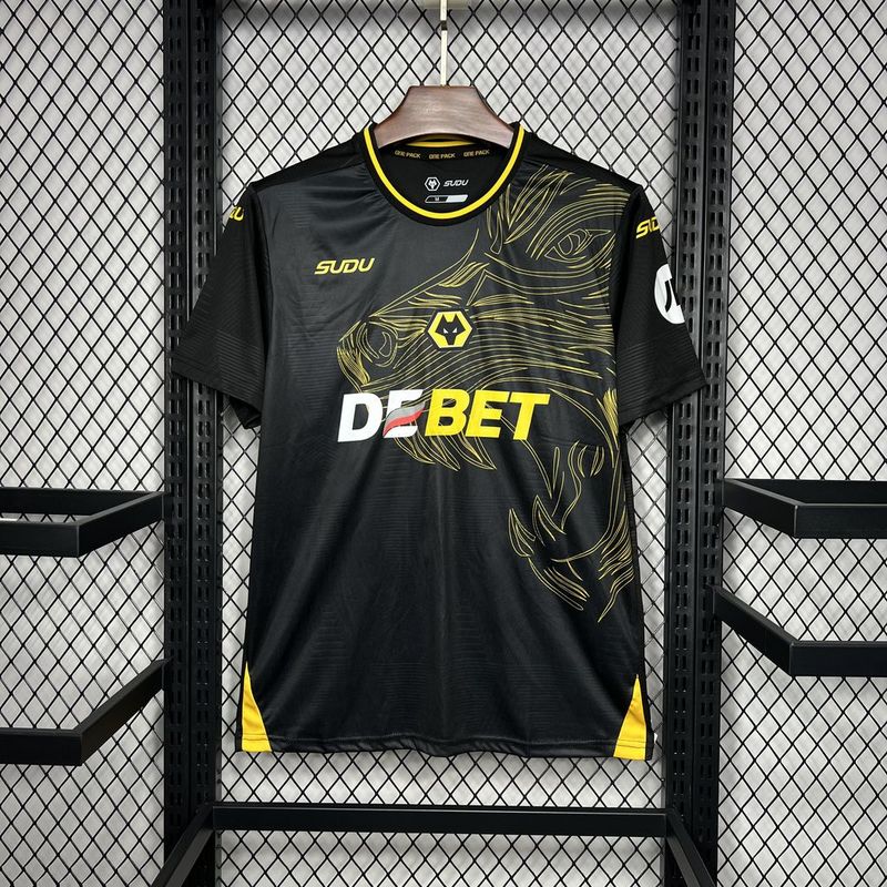 CAMISOLA DO WOLVES 24/25 PRETO