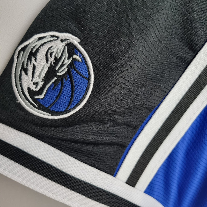 Shorts Dallas Mavericks Blue Black NBA