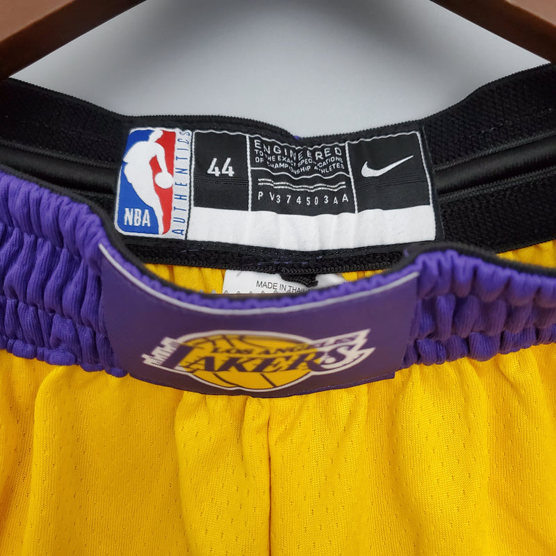 Shorts Los Angeles Lakers Yellow