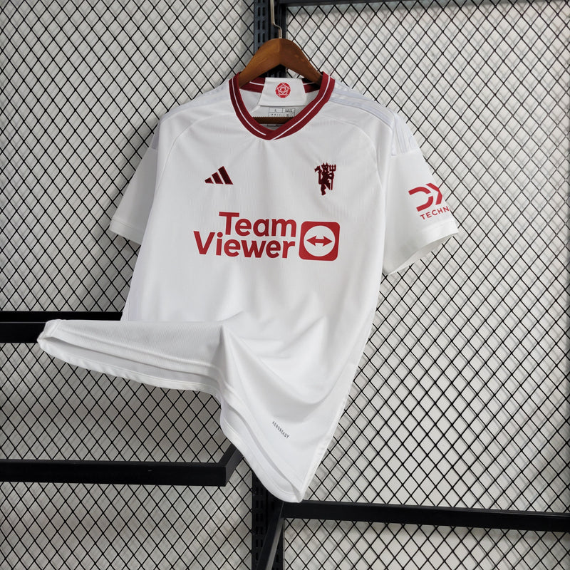 CAMISOLA DO MANCHESTER UNITED 23/24 BRANCO