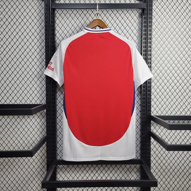 CAMISOLA DO ARSENAL 24/25 VERMELHO E BRANCO