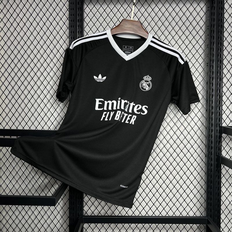 CAMISOLA DO REAL MADRID 24/25 PRETO TREINO