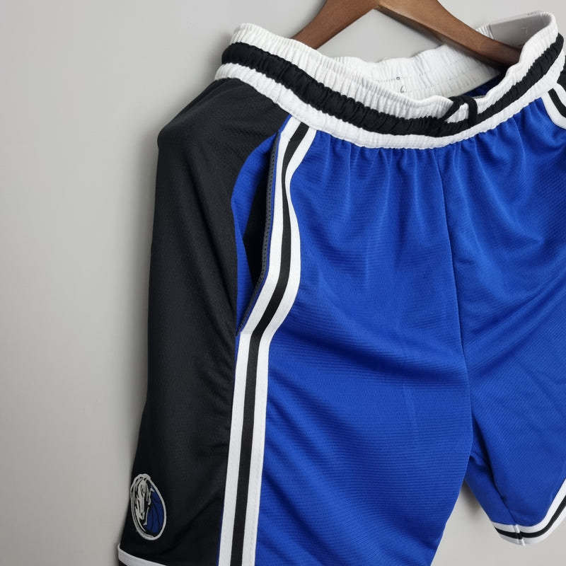 Shorts Dallas Mavericks Blue Black NBA