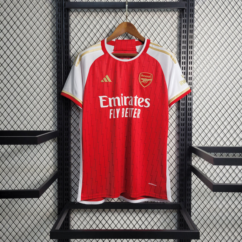 CAMISOLA DO ARSENAL 23/24 VERMELHO E BRANCO