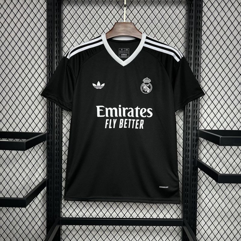 CAMISOLA DO REAL MADRID 24/25 PRETO TREINO