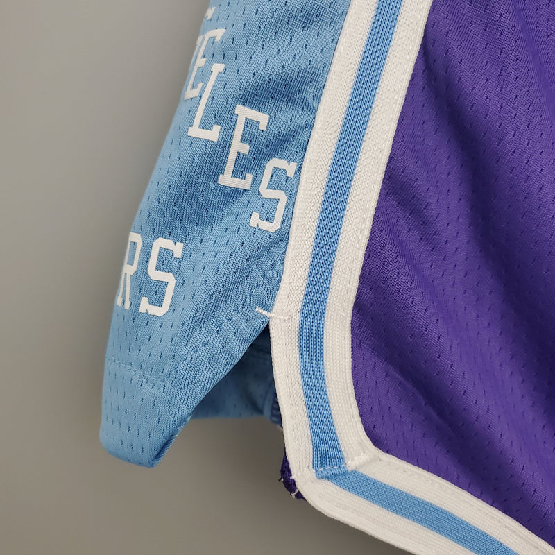 Shorts Los Angeles Lakers City Edition Purple NBA