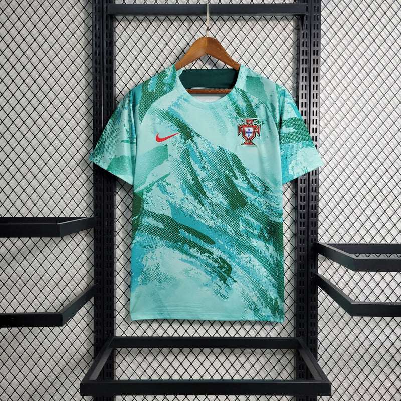 CAMISOLA DA SELEÇÃO DE PORTUGAL 23/24 VERDE TREINO