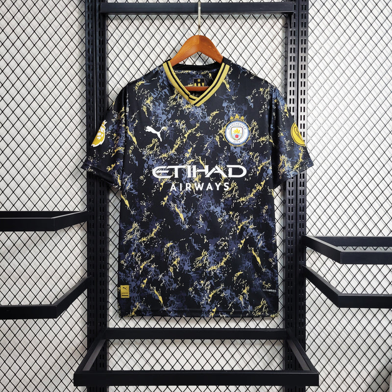 CAMISOLA DO MANCHESTER CITY 24/25 BLACK EDIÇÃO ESPECIAL