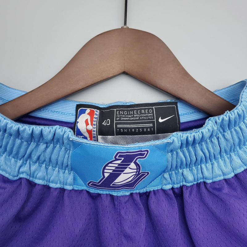 Shorts Los Angeles Lakers City Edition Purple NBA