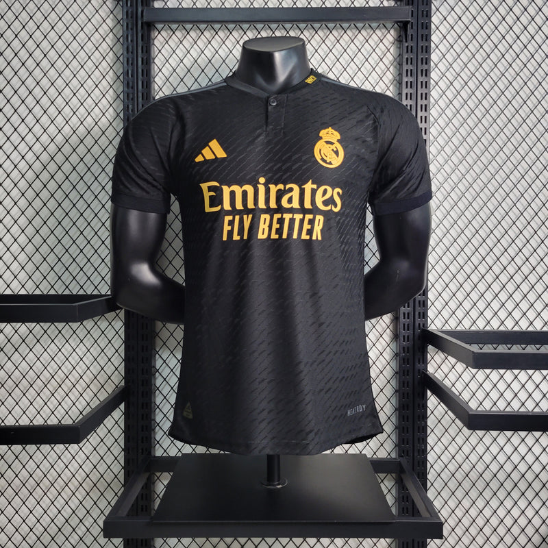 CAMISOLA DO REAL MADRID 23/24 PRETO CONCEITO