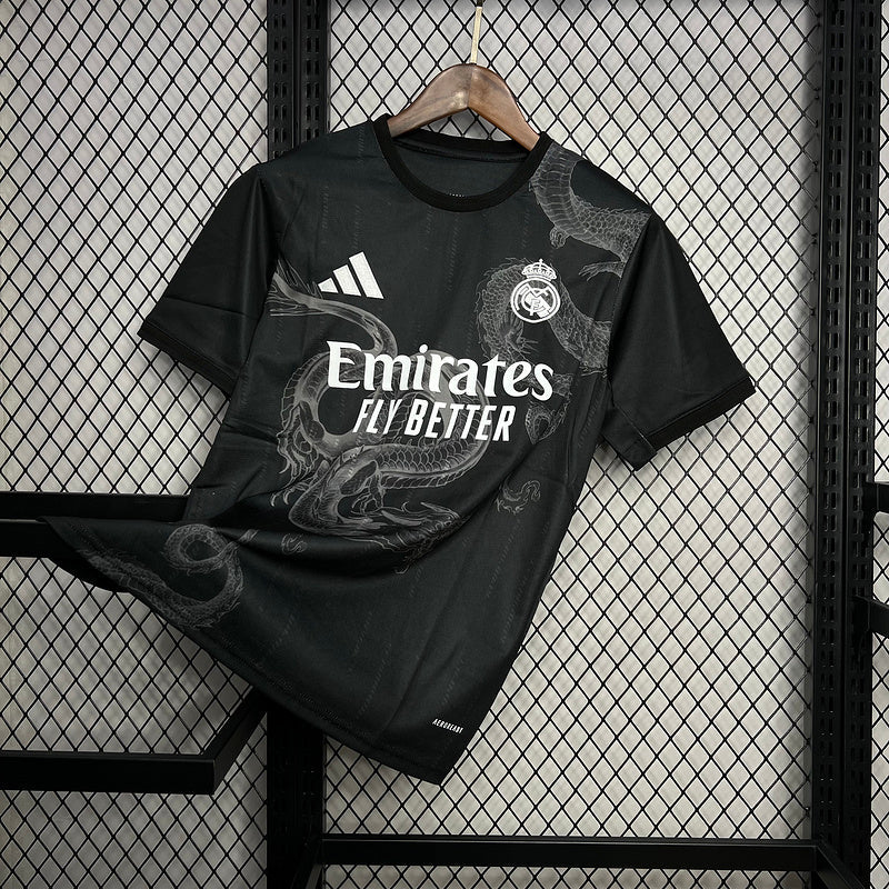 CAMISOLA DO REAL MADRID 24/25 DRAGÃO NEGRO