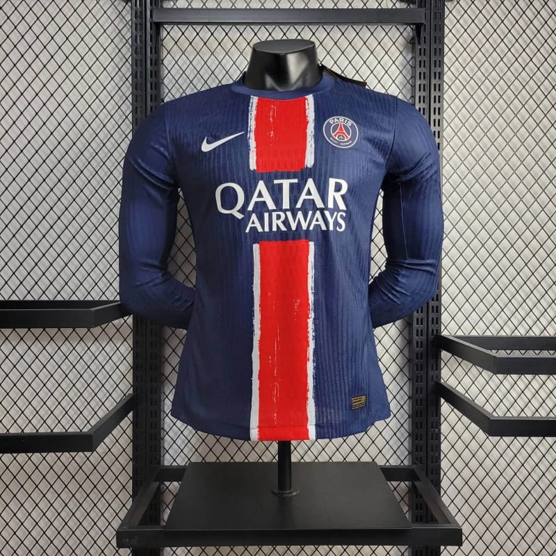 CAMISOLA MANGA LONGA DO PSG 24/25 AZUL