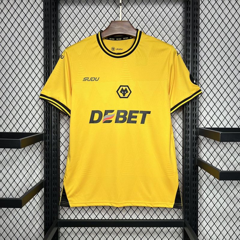 CAMISOLA DO WOLVES 24/25 AMARELO