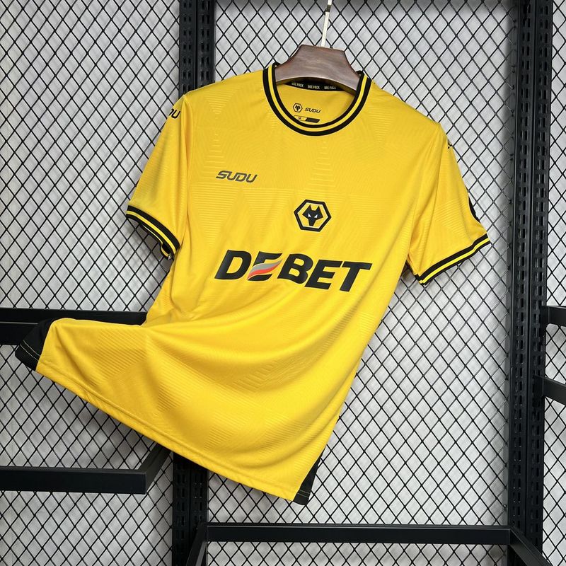 CAMISOLA DO WOLVES 24/25 AMARELO