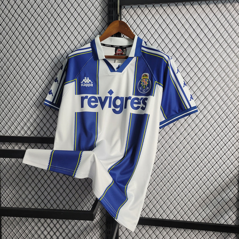 CAMISA RETRÔ DO PORTO 97/99 BRANCO E AZUL