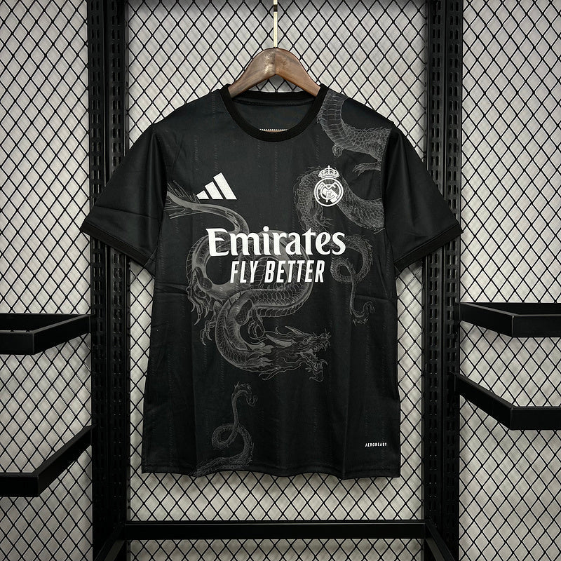 CAMISOLA DO REAL MADRID 24/25 DRAGÃO NEGRO