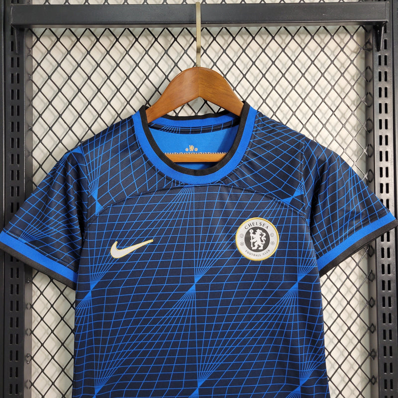 CAMISA FEMININA DO CHELSEA 23/24 AZUL