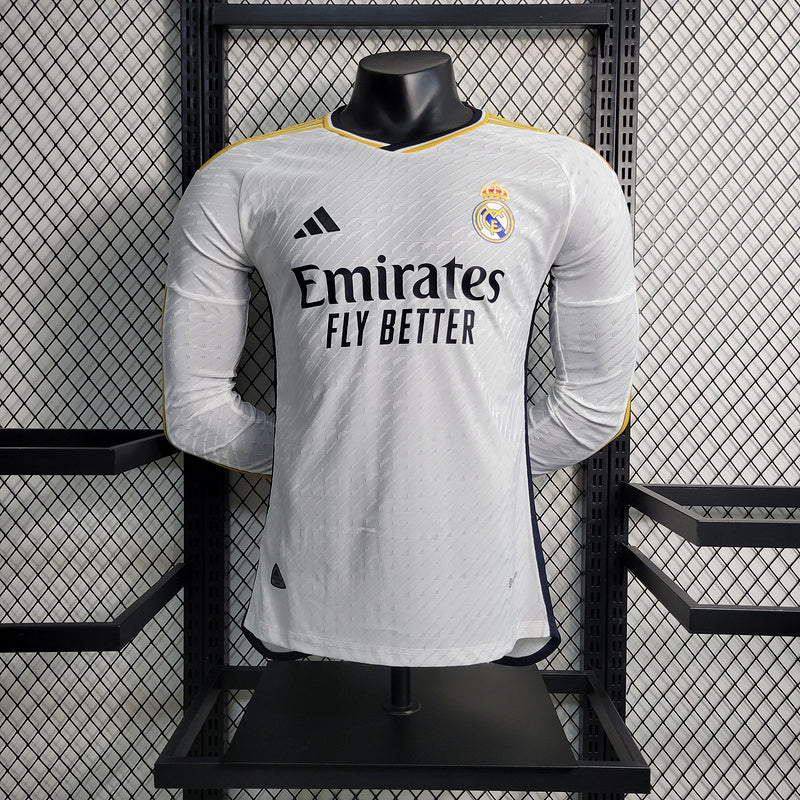 CAMISOLA MANGA LONGA DO REAL MADRIR 24/25 BRANCO