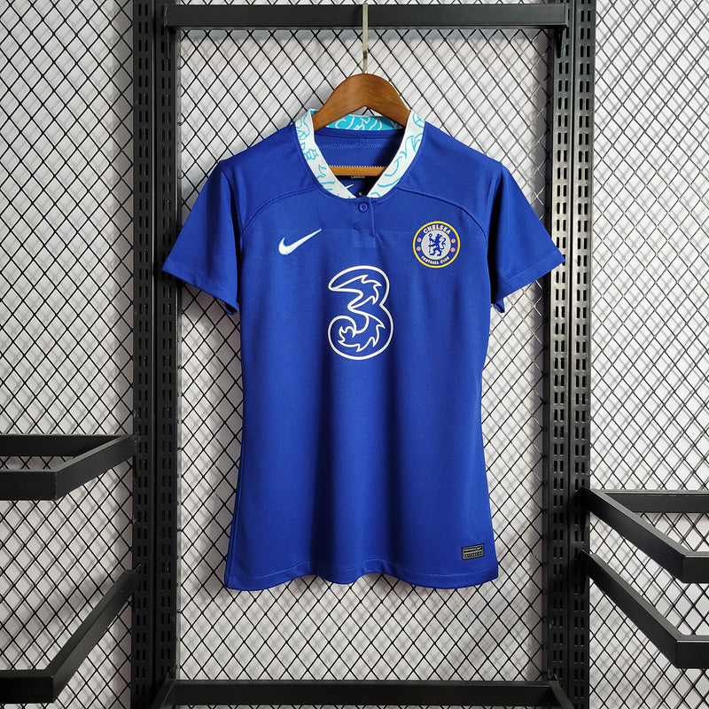 CAMISA FEMININA DO CHELSEA 23/24 AZUL TRADICIONAL