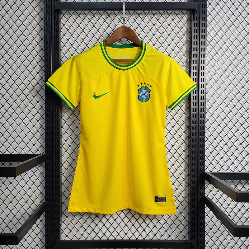 CAMISA FEMININA DO BRASIL 23/24 AMARELO