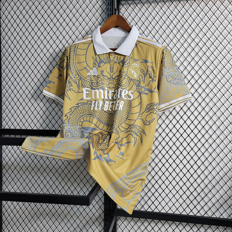 CAMISOLA DO REAL MADRID 23/24 DRAGÃO DOURADO