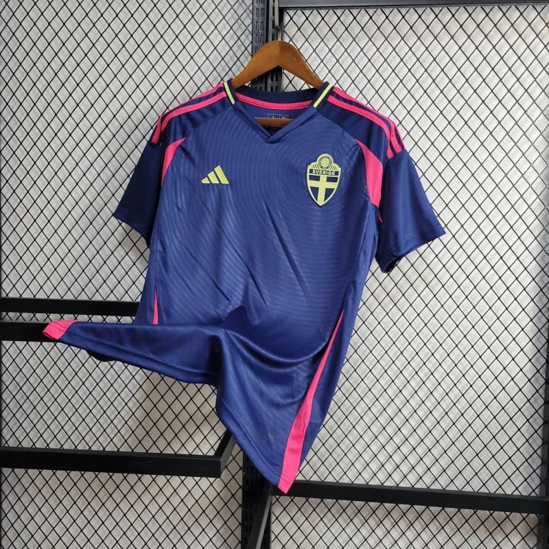 CAMISOLA DA SELEÇÃO DA SUECIA 24/25 AZUL