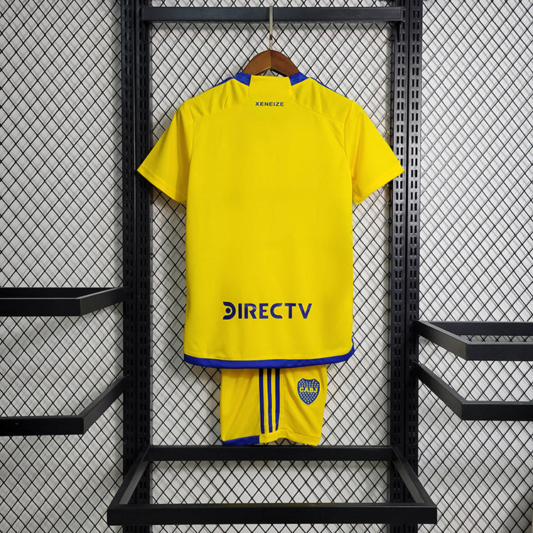 KIT INFANTIL DO BOCA JUNIORS 23/24 AMARELO