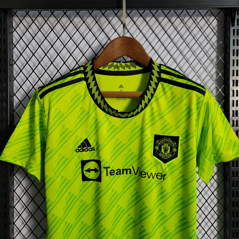 CAMISA FEMININA DO MANCHESTER UNITED 23/24 VERDE NEON