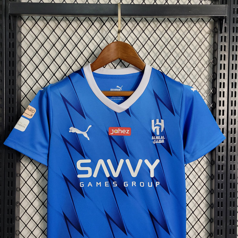 KIT INFANTIL DO AL HILAL 23/24 AZUL