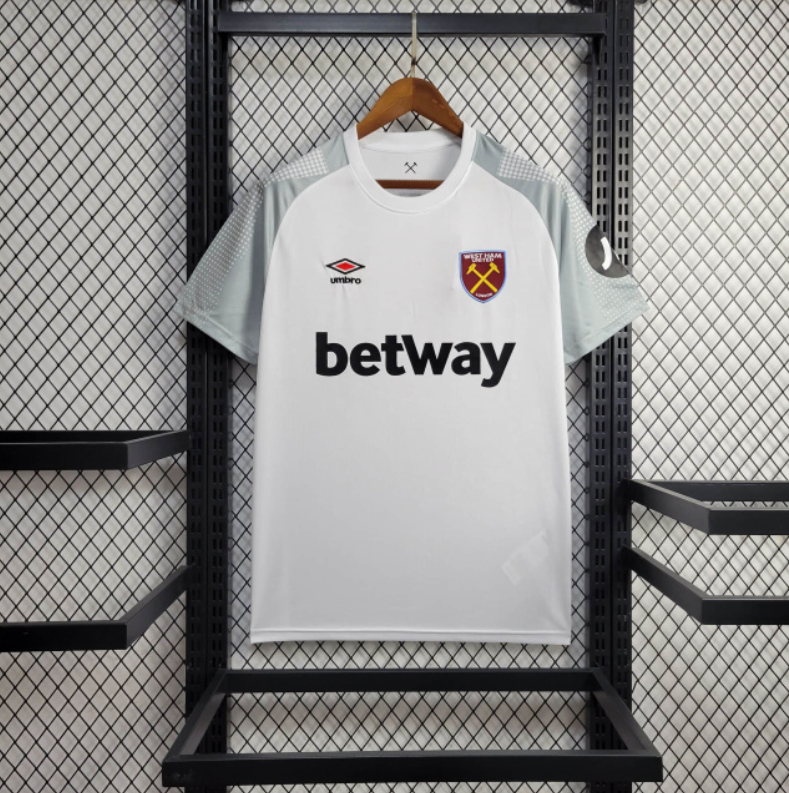 CAMISOLA DO WEST HAM 24/25 BRANCO