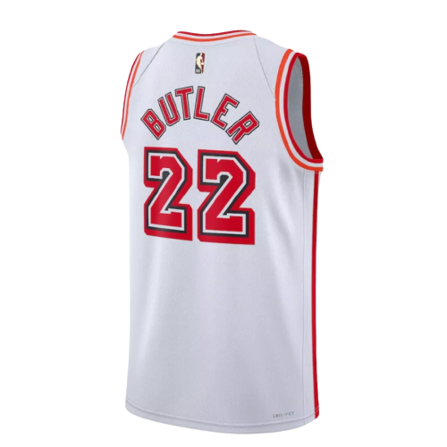 Regata Miami Heat -Jimmy Butler - 2022/23 Swingman Jersey - Branca