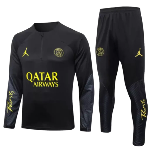 Conjunto de Treino PSG - Masculino - Preto